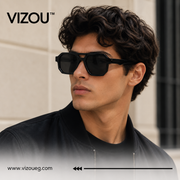 The Bold Oversized Square Sunglasses – Black Smoke Edition VZ-010