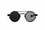 The Industrial Round Sunglasses – Matte Black Edition VZ-043