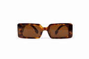 The Retro Bold Rectangle Sunglasses – Tortoiseshell Edition VZ-048