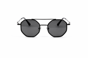 The Modern Octagon Sunglasses – Matte Black Edition VZ-053