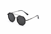 The Modern Octagon Sunglasses – Matte Black Edition VZ-053