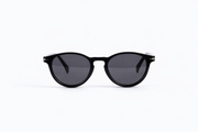 The Classic Rounded Sunglasses – Glossy Black Edition VZ-055
