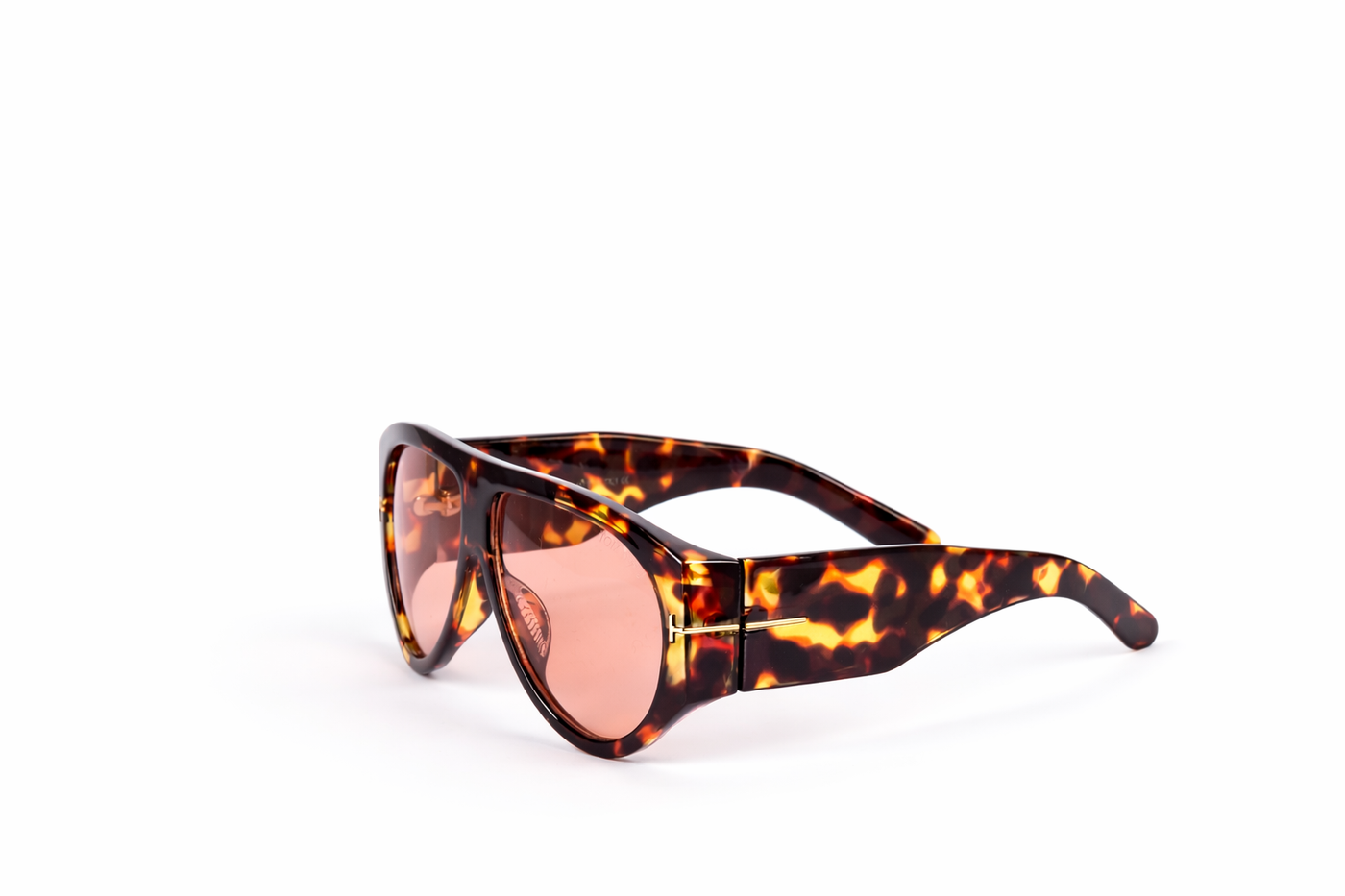 The Luxury Oversized Shield Sunglasses – Tortoiseshell Pink Edition VZ-004