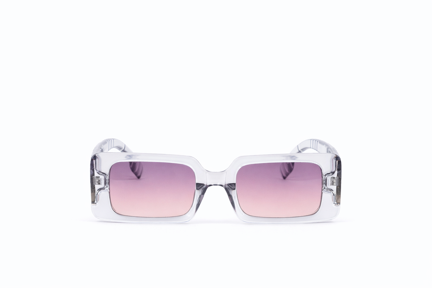 The Crystal Clear Oversized Sunglasses – Pink Gradient Edition VZ-006