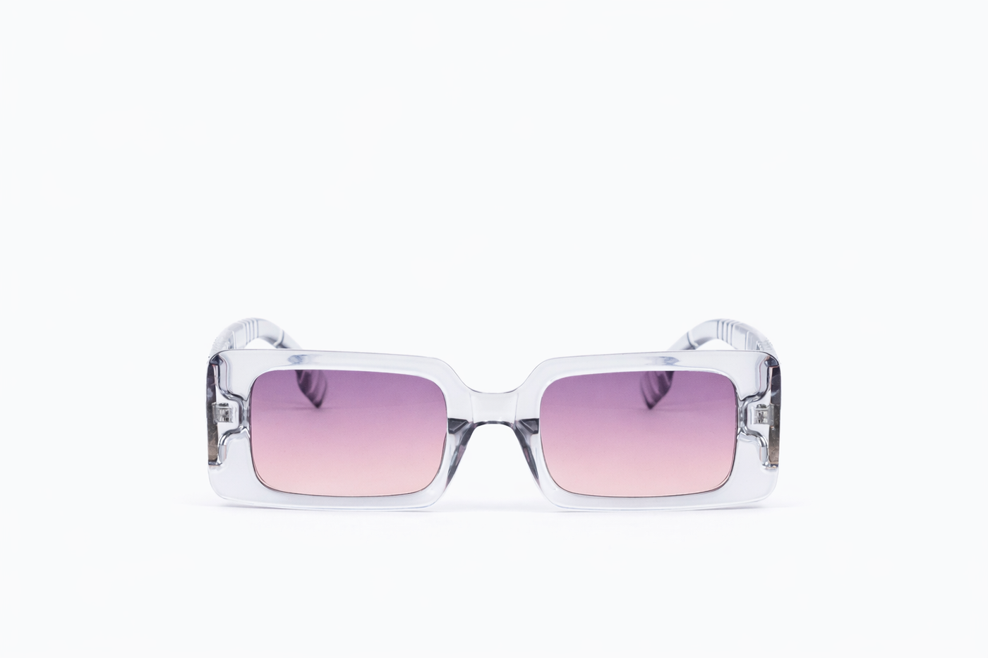 The Crystal Clear Oversized Sunglasses – Pink Gradient Edition VZ-006