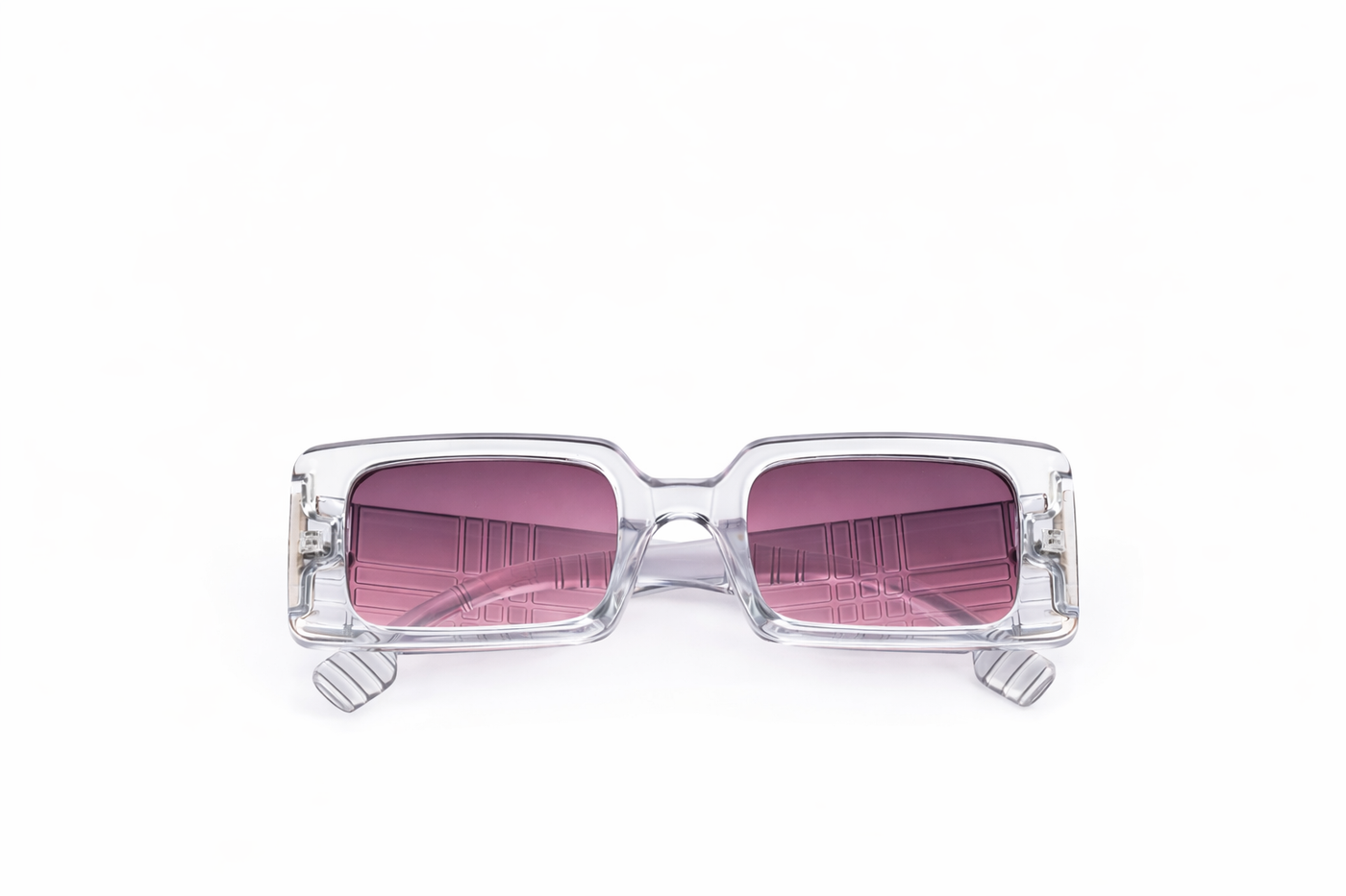 The Crystal Clear Oversized Sunglasses – Pink Gradient Edition VZ-006
