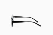 The Bold Oversized Square Eyeglasses – Glossy Black Edition VZ-007