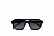 The Bold Oversized Square Sunglasses – Black Smoke Edition VZ-010