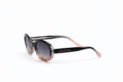 The Luxury Oversized Round Sunglasses – Black Brown Ombre Edition VZ-011