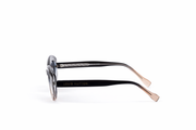 The Luxury Oversized Round Sunglasses – Black Brown Ombre Edition VZ-011