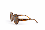 The Oversized Round Sunglasses – Tortoiseshell Brown Edition VZ-014