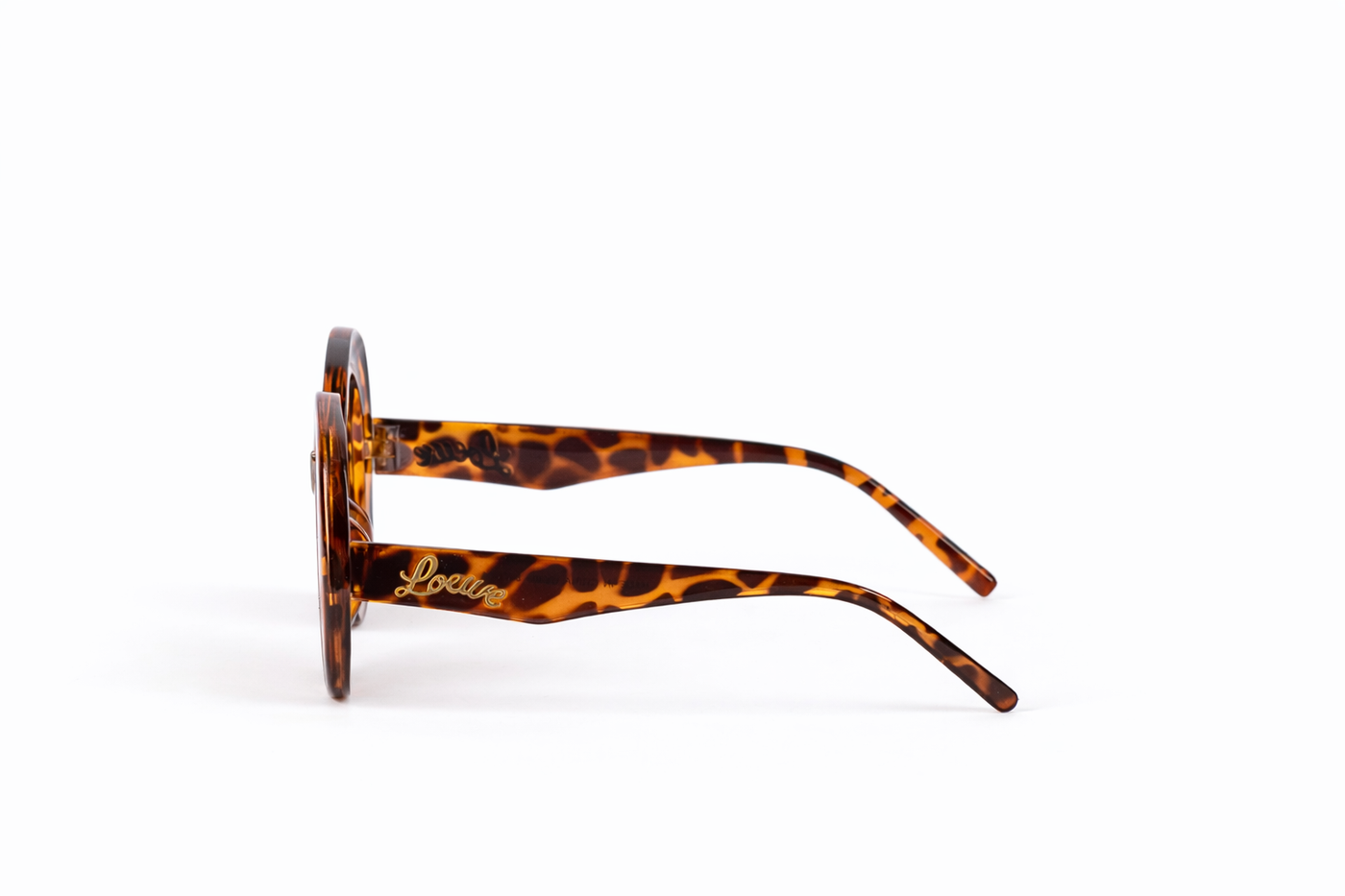 The Oversized Round Sunglasses – Tortoiseshell Brown Edition VZ-014