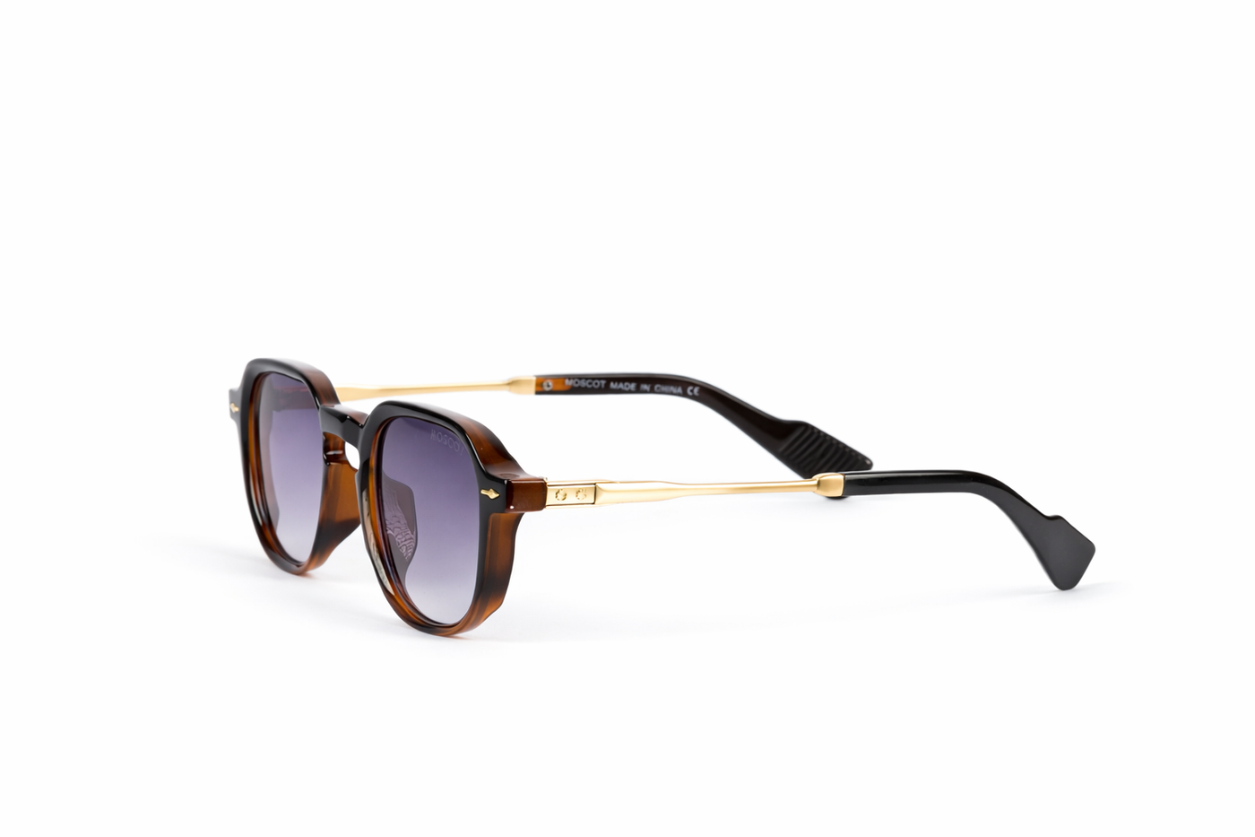 The Classic Round Sunglasses – Tortoiseshell Gold Edition VZ-020