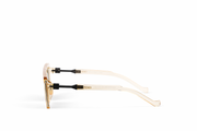 The Luxury Shield Square Sunglasses – Champagne Gold Edition VZ-021