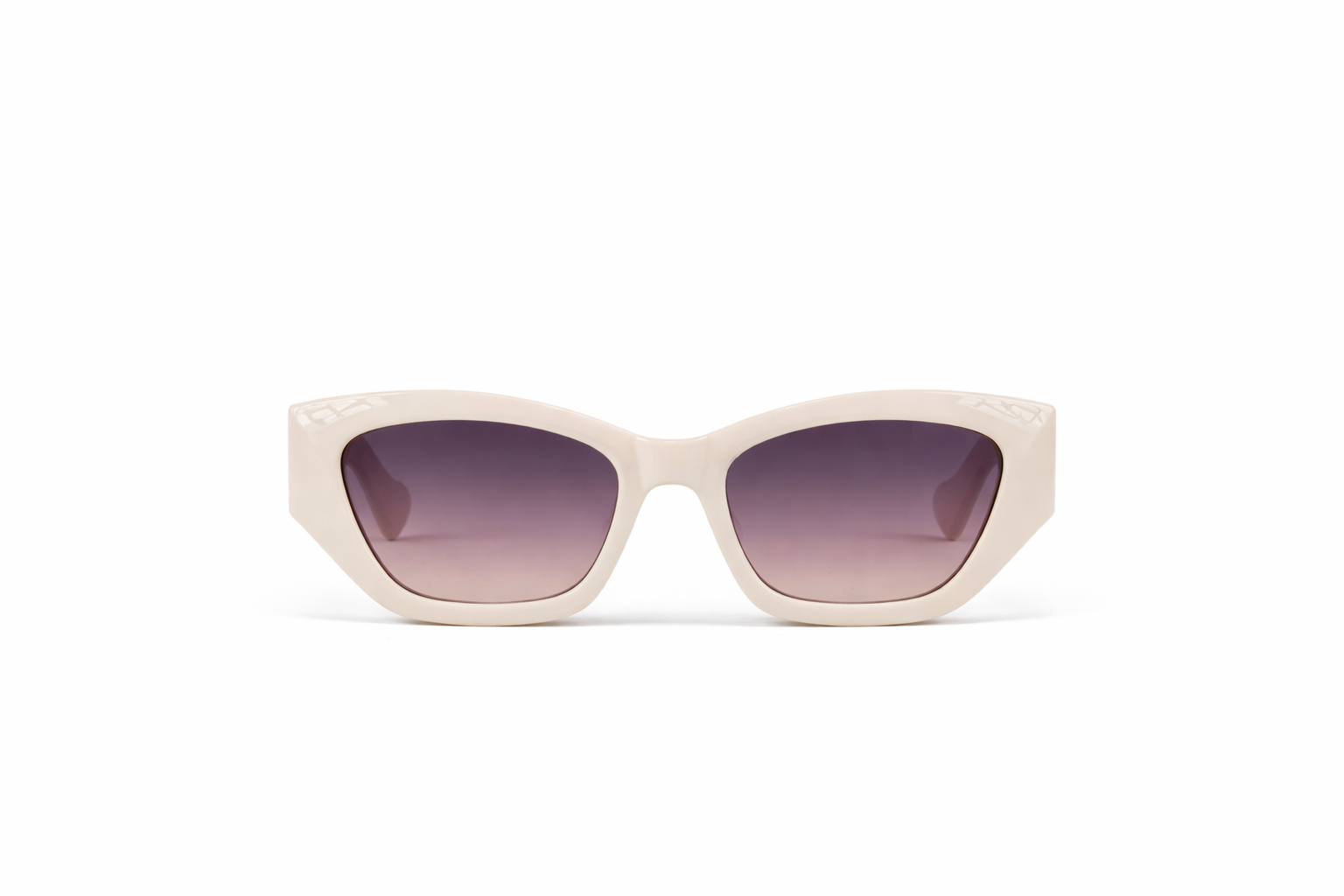 The Elegant Cat-Eye Sunglasses – Cream Gradient Edition VZ-028 Secondary image
