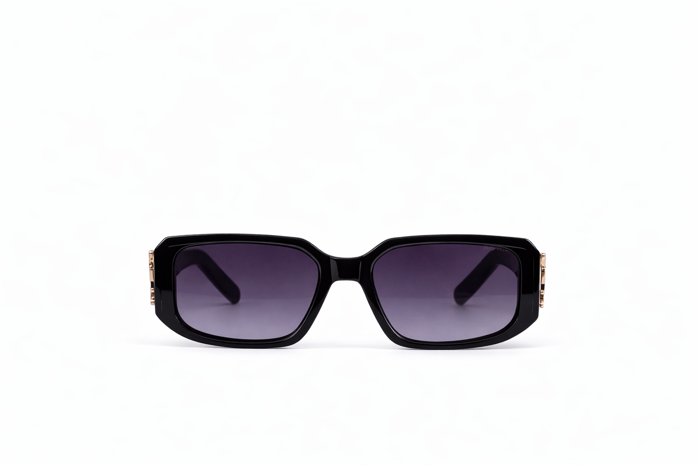 The Luxury Oversized Square Sunglasses – Black Gold Edition VZ-032