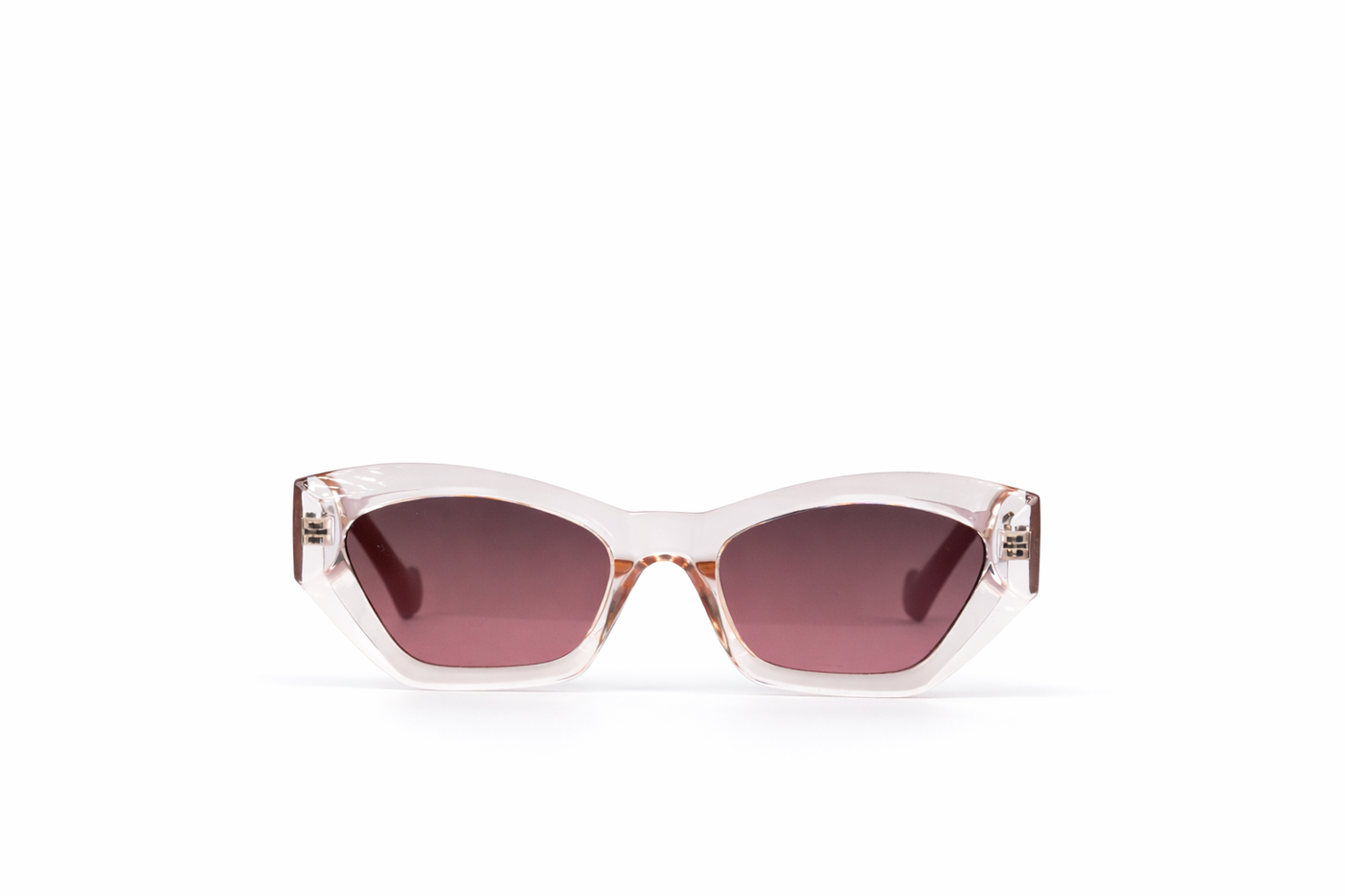 The Soft Cat-Eye Sunglasses – Blush Crystal Edition VZ-033