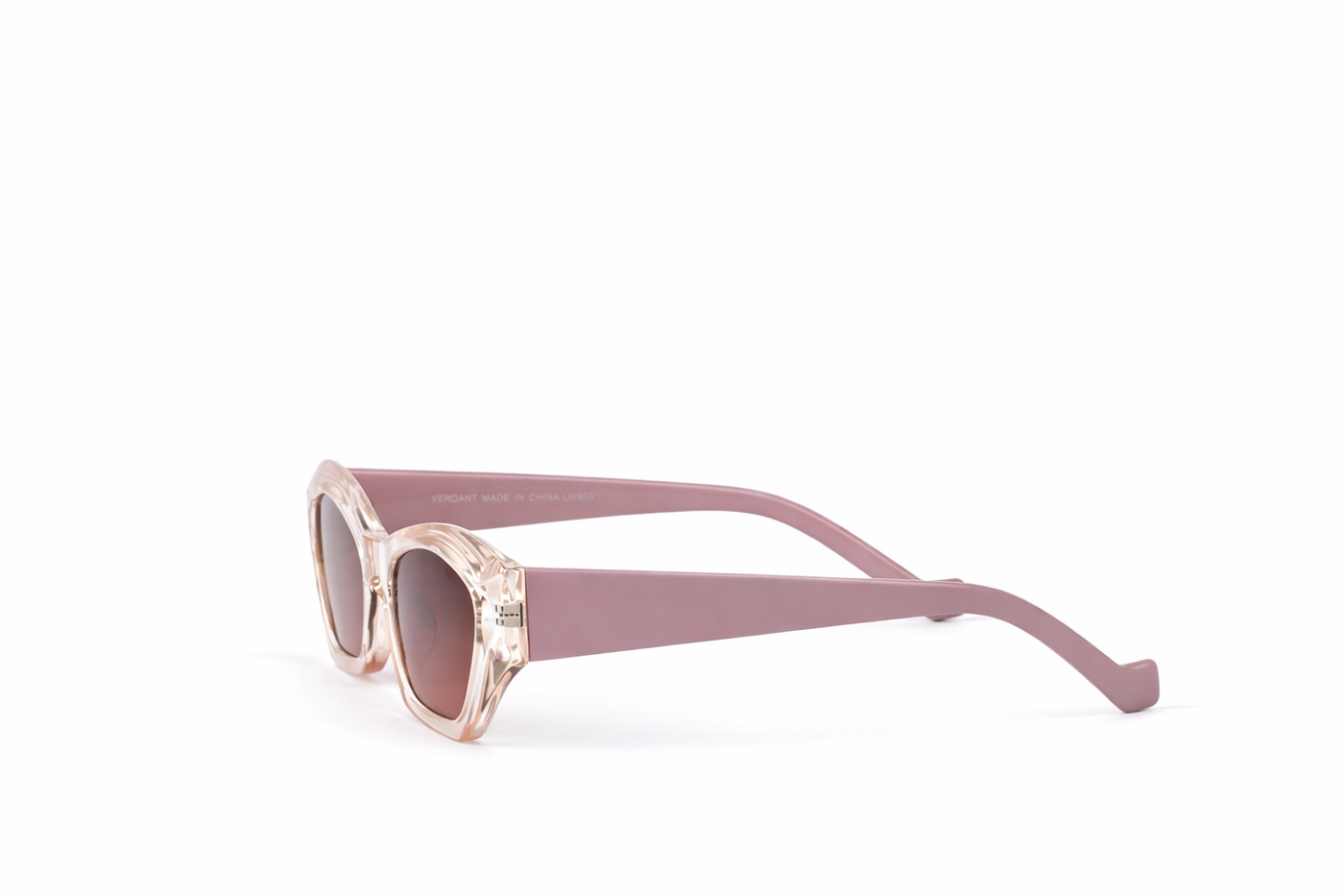The Soft Cat-Eye Sunglasses – Blush Crystal Edition VZ-033