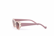 The Soft Cat-Eye Sunglasses – Blush Crystal Edition VZ-033