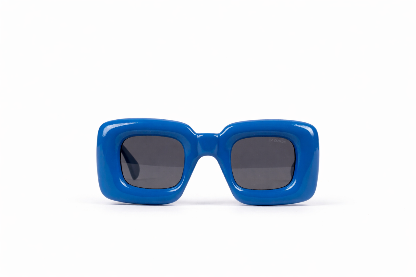 The Oversized Bold Square Sunglasses – Electric Blue Edition VZ-035
