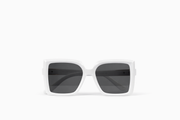 The Classic Oversized Square Sunglasses – White Edition VZ-036