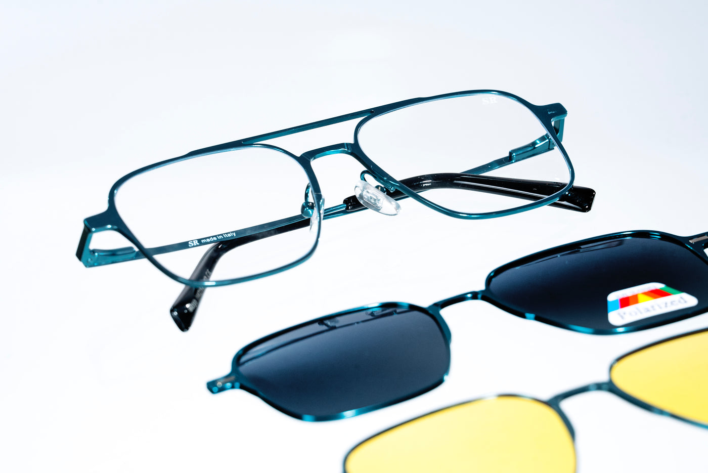 Magnetic Double-Bridge Polarized 3-Lens Eyewear VZ-068