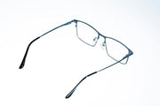 Magnetic Teal Rectangular Polarized 3-Lens Eyewear VZ-077