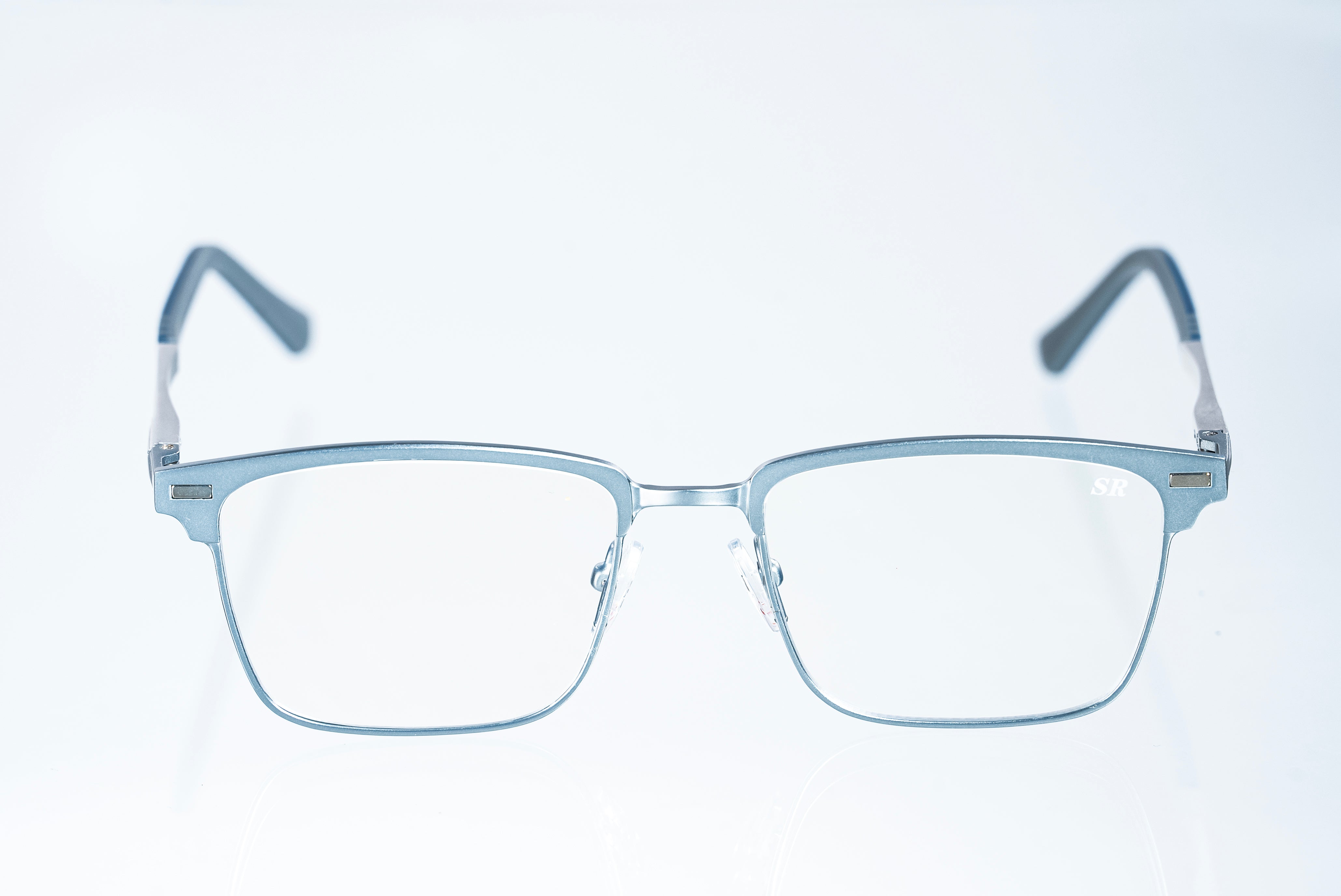 Magnetic Silver Rectangular Polarized 3-Lens Eyewear VZ-078 Secondary image