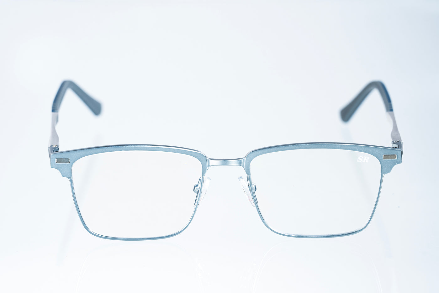 Magnetic Silver Rectangular Polarized 3-Lens Eyewear VZ-078