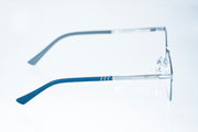 Magnetic Silver Rectangular Polarized 3-Lens Eyewear VZ-078