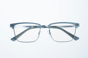 Magnetic Silver Rectangular Polarized 3-Lens Eyewear VZ-078