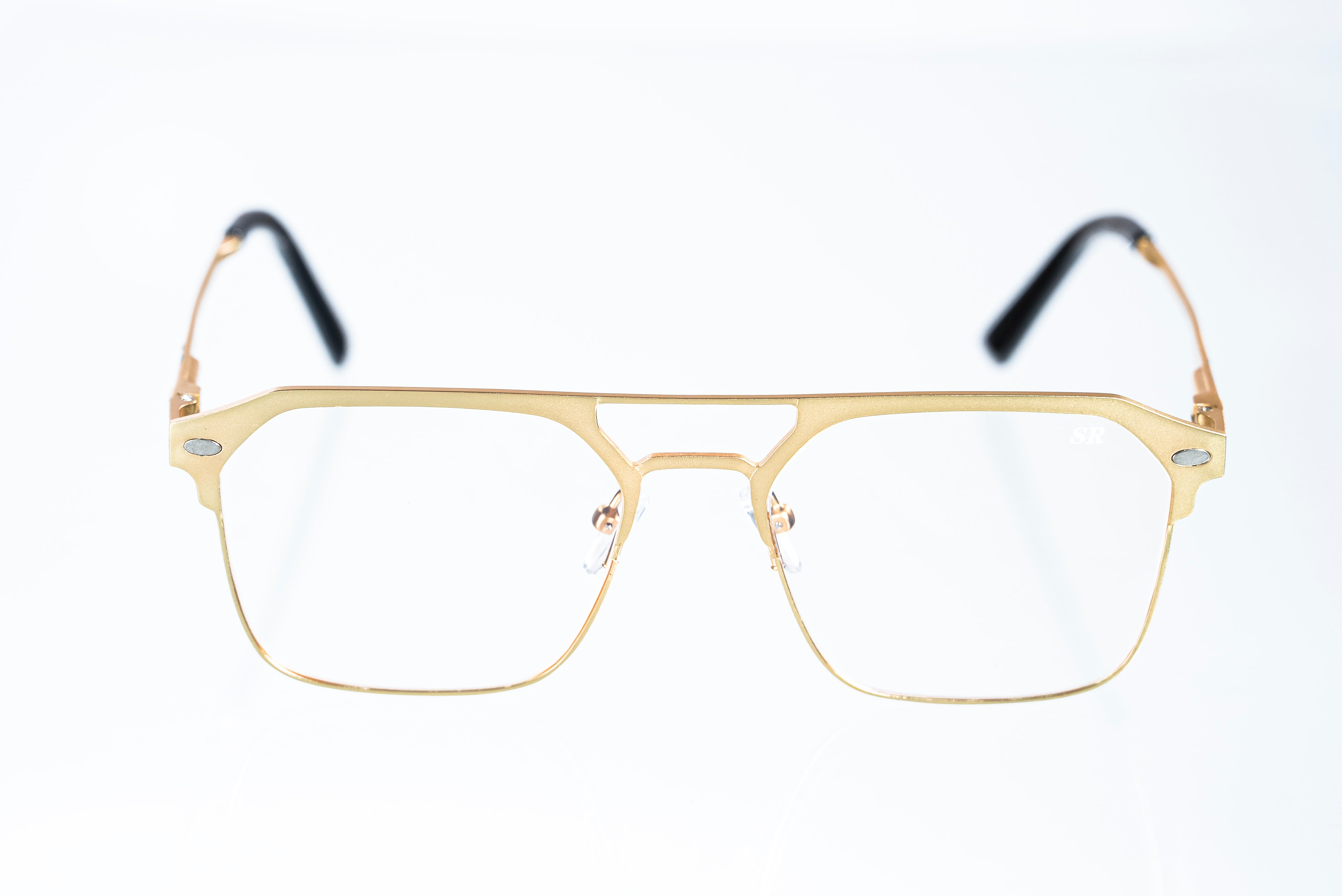 Magnetic Gold Double-Bridge Polarized 3-Lens Eyewear VZ-079 Secondary image