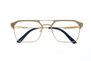 Magnetic Gold Double-Bridge Polarized 3-Lens Eyewear VZ-079