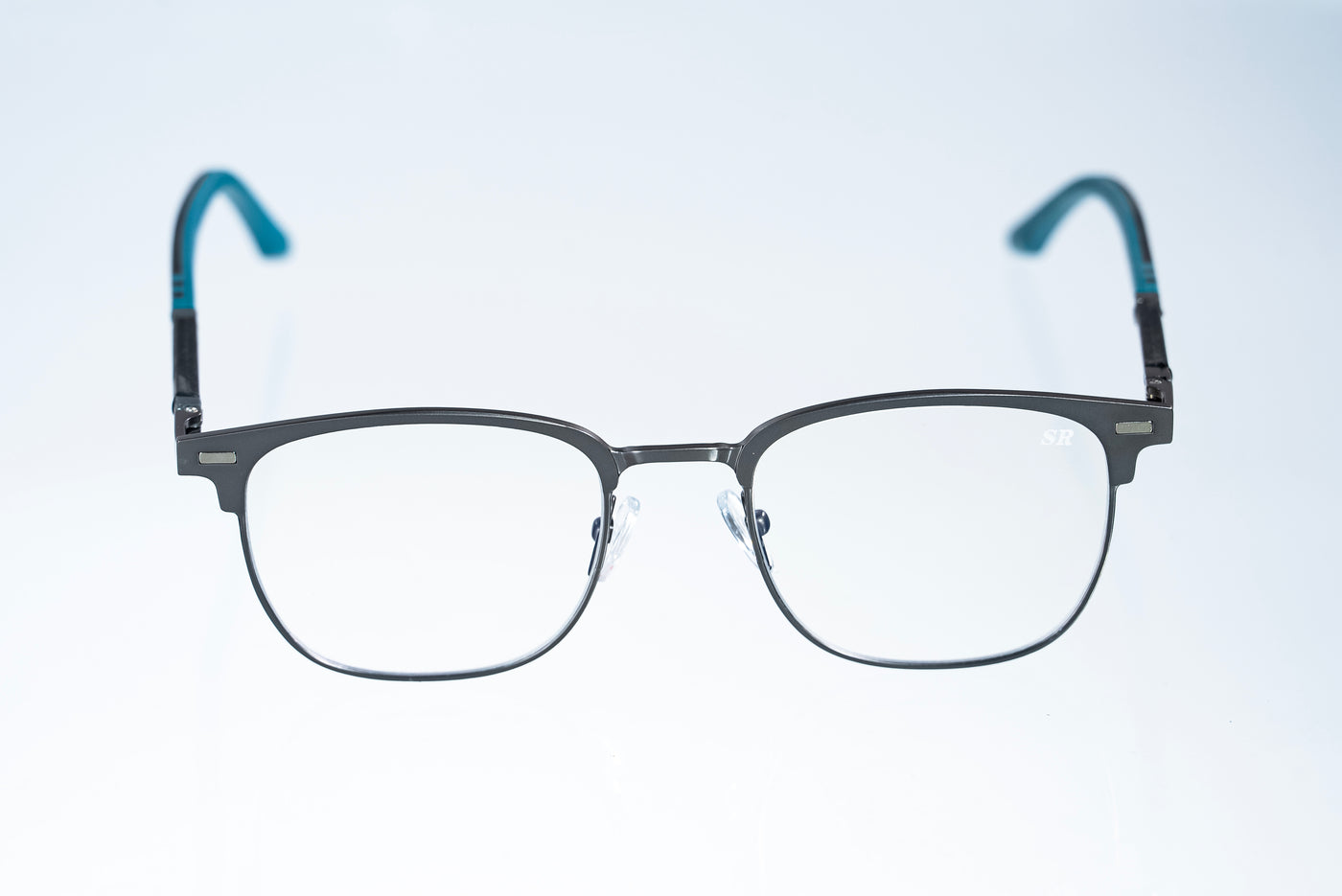 Magnetic Gunmetal Teal Square Polarized 3-Lens Eyewear VZ-081