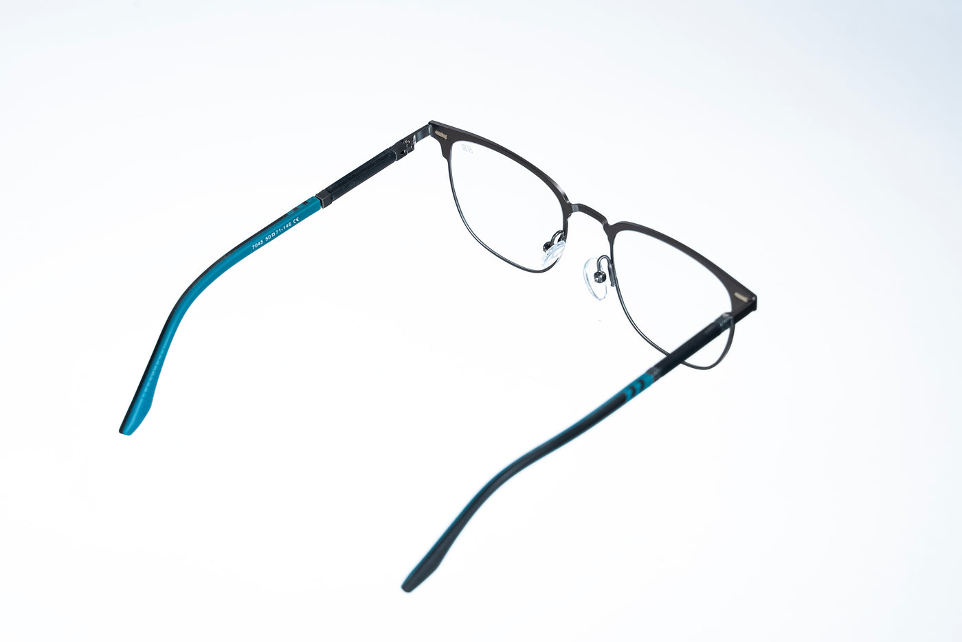 Magnetic Gunmetal Teal Square Polarized 3-Lens Eyewear VZ-081