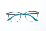 Magnetic Gunmetal Teal Square Polarized 3-Lens Eyewear VZ-081