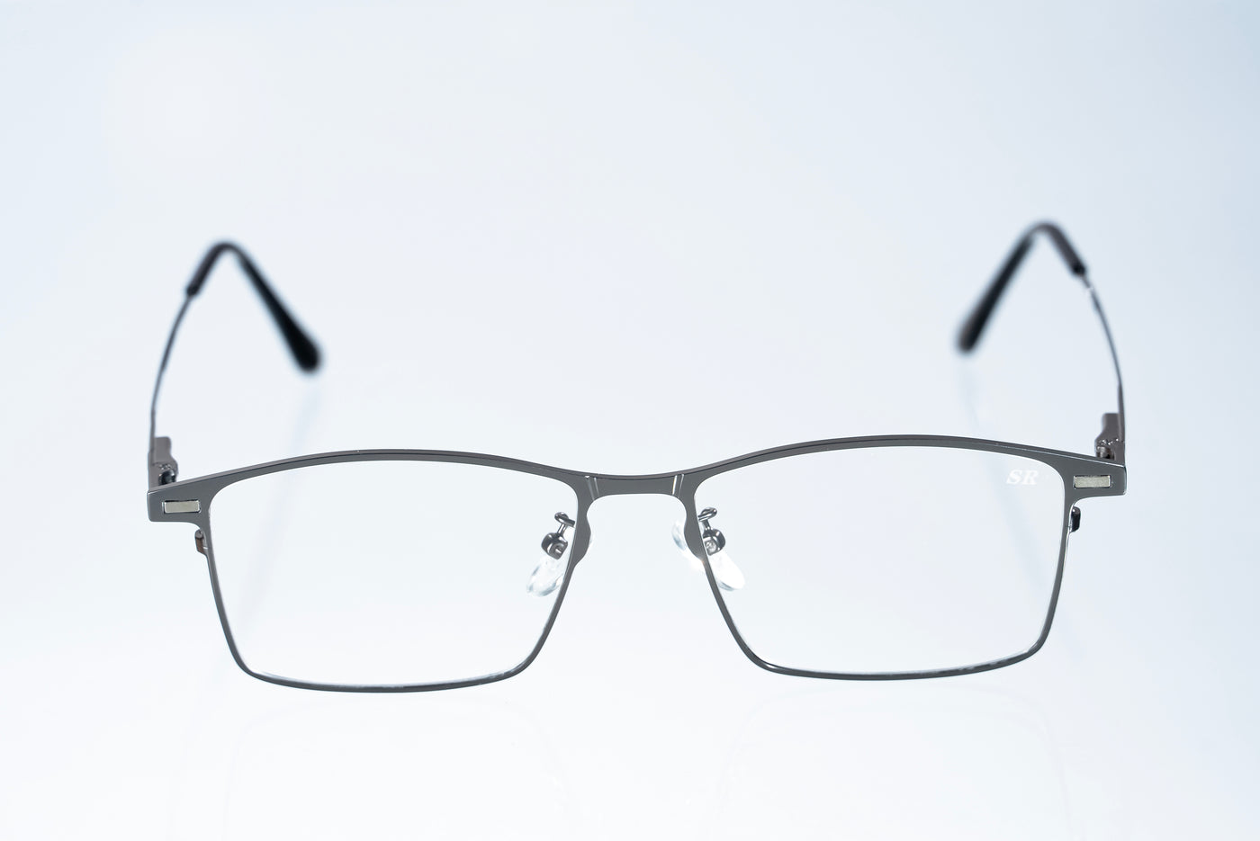 Magnetic Gunmetal Classic Rectangular Polarized 3-Lens Eyewear VZ-082