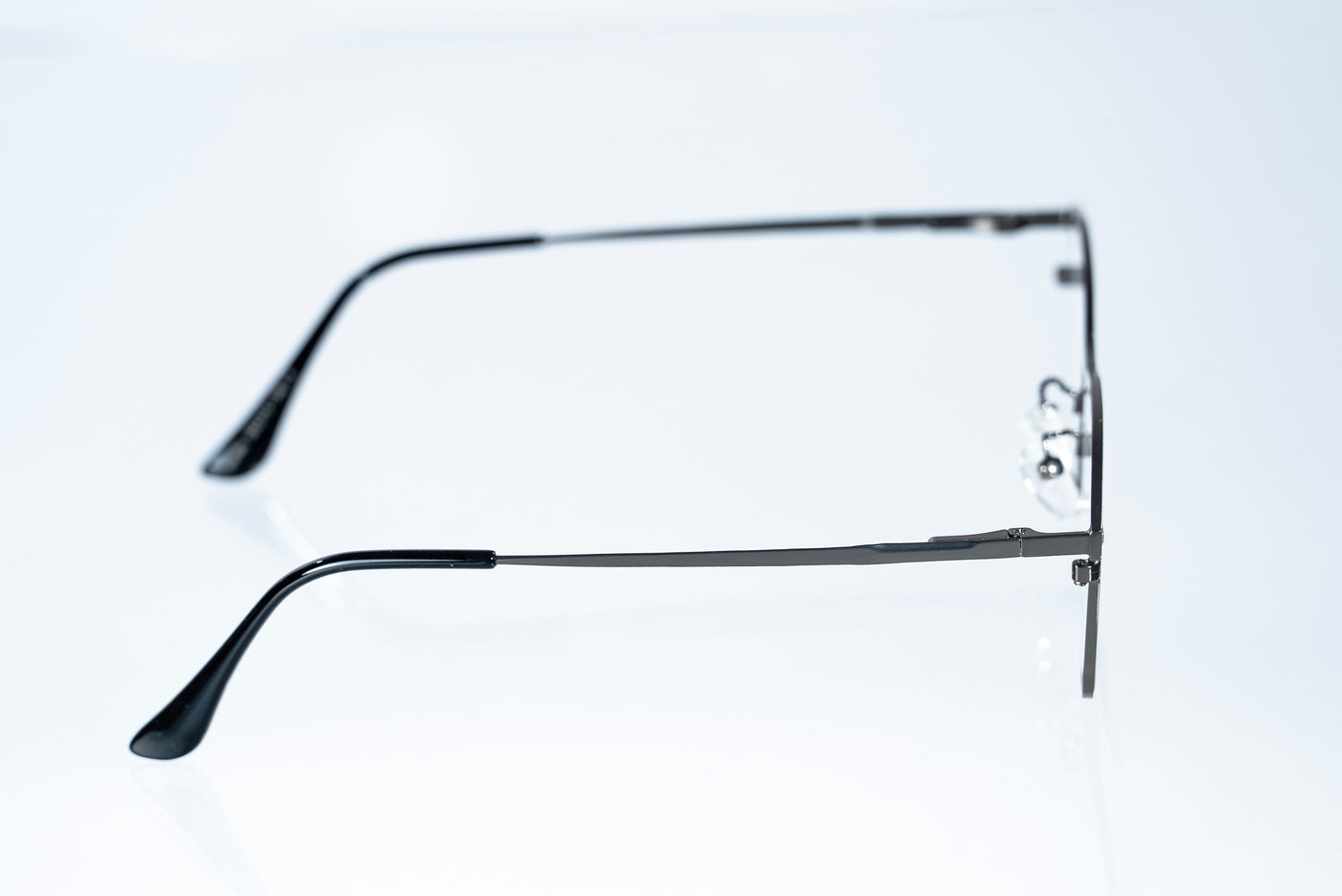 Magnetic Gunmetal Classic Rectangular Polarized 3-Lens Eyewear VZ-082