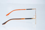 Magnetic Champagne Gold Square Polarized 3-Lens Eyewear VZ-083