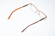 Magnetic Champagne Gold Square Polarized 3-Lens Eyewear VZ-083