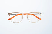 Magnetic Champagne Gold Square Polarized 3-Lens Eyewear VZ-083