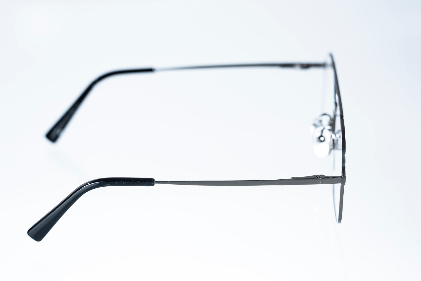 Magnetic Gunmetal Double-Bridge Rectangular Polarized 3-Lens Eyewear VZ-084