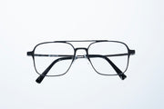 Magnetic Gunmetal Double-Bridge Rectangular Polarized 3-Lens Eyewear VZ-084