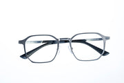 Magnetic Gunmetal Geometric Square Polarized 3-Lens Eyewear VZ-086