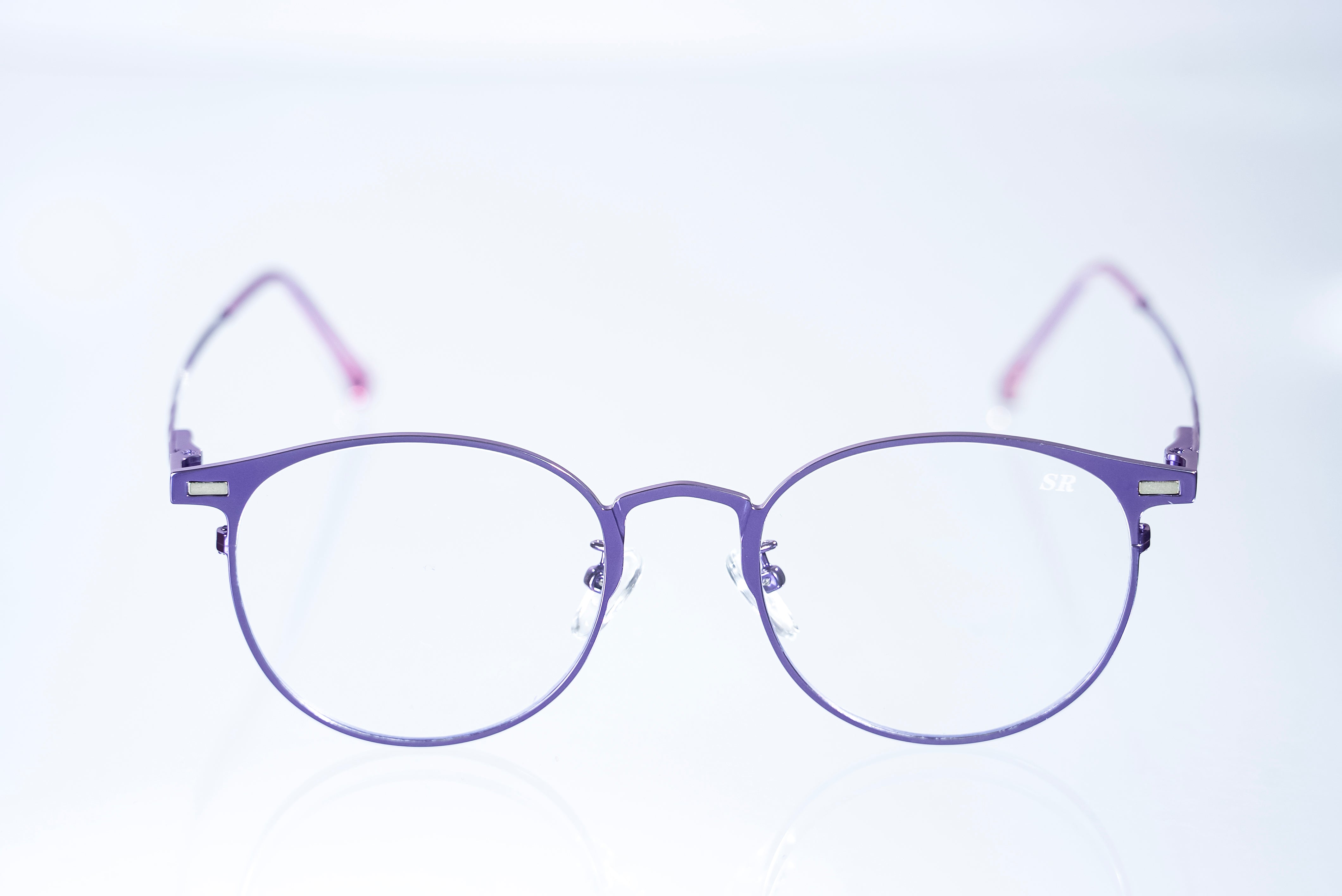 Magnetic Violet Round Polarized 3-Lens Eyewear VZ-089 Secondary image