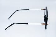 The Luxury Octagonal Sunglasses – Black &amp; White Edition VZ-47