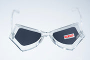 The Luxury Oversized Cat-Eye Sunglasses – Clear Edition VZ-50