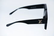 The Bold Shield Sunglasses – Black &amp; Gradient Smoke Edition  VZ-090