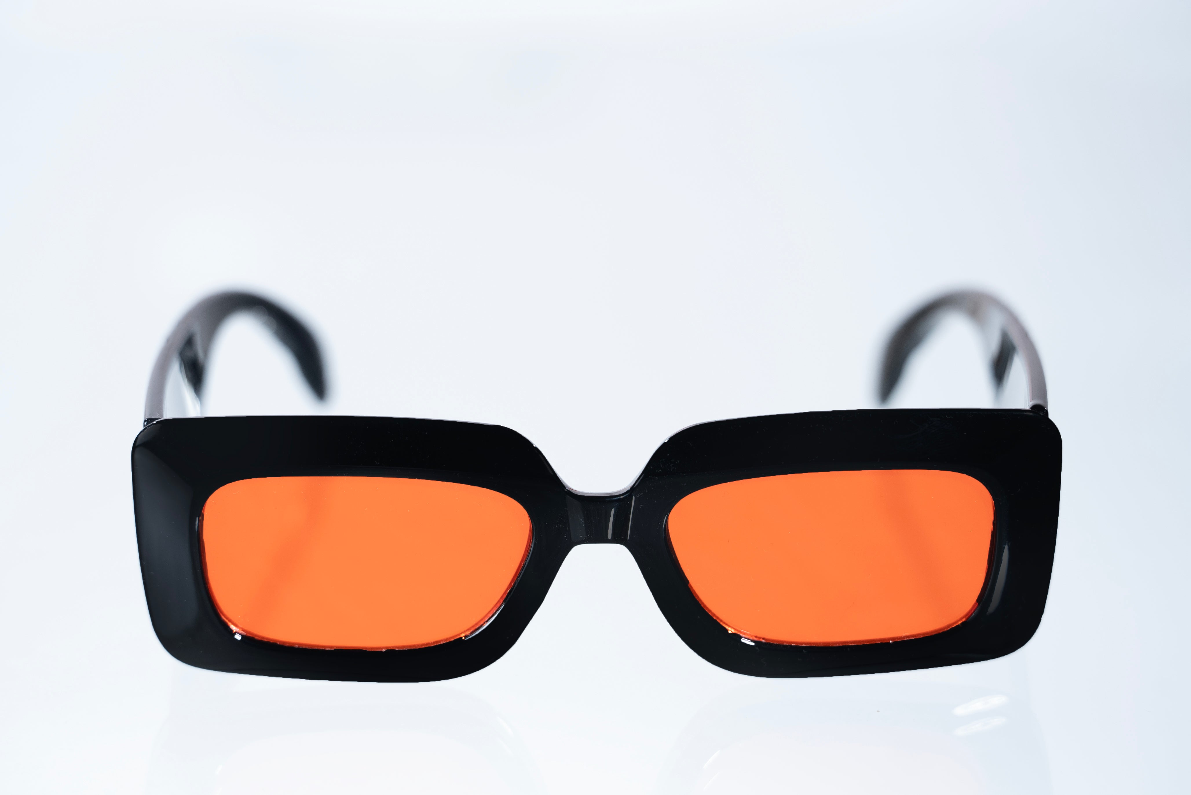 The Luxury Retro Square Sunglasses – Black &amp; Red Edition VZ-56 Secondary image