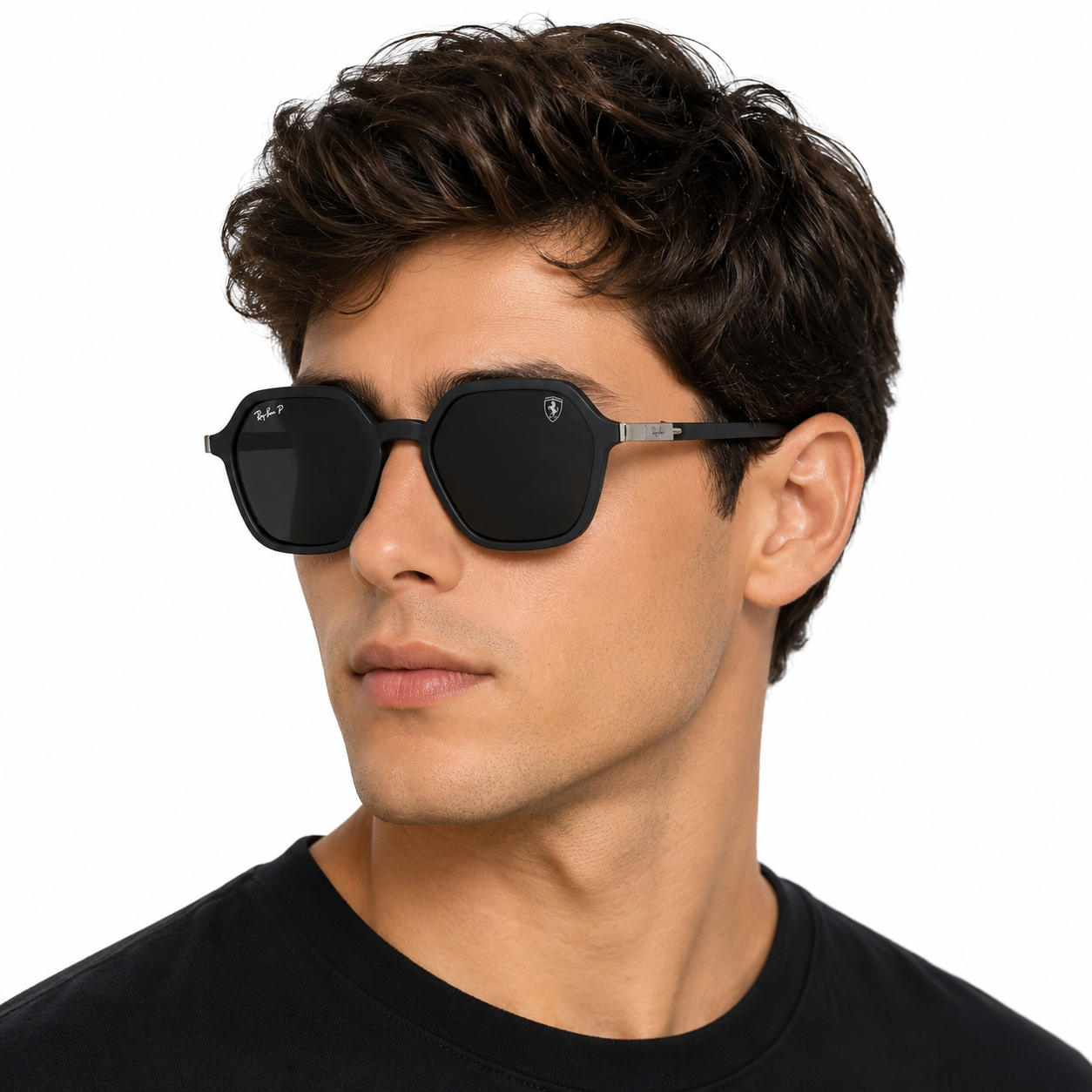 Apex Gray Geometric Square Polarized Sunglasses – Matte Gray Frame / Smoke Lenses